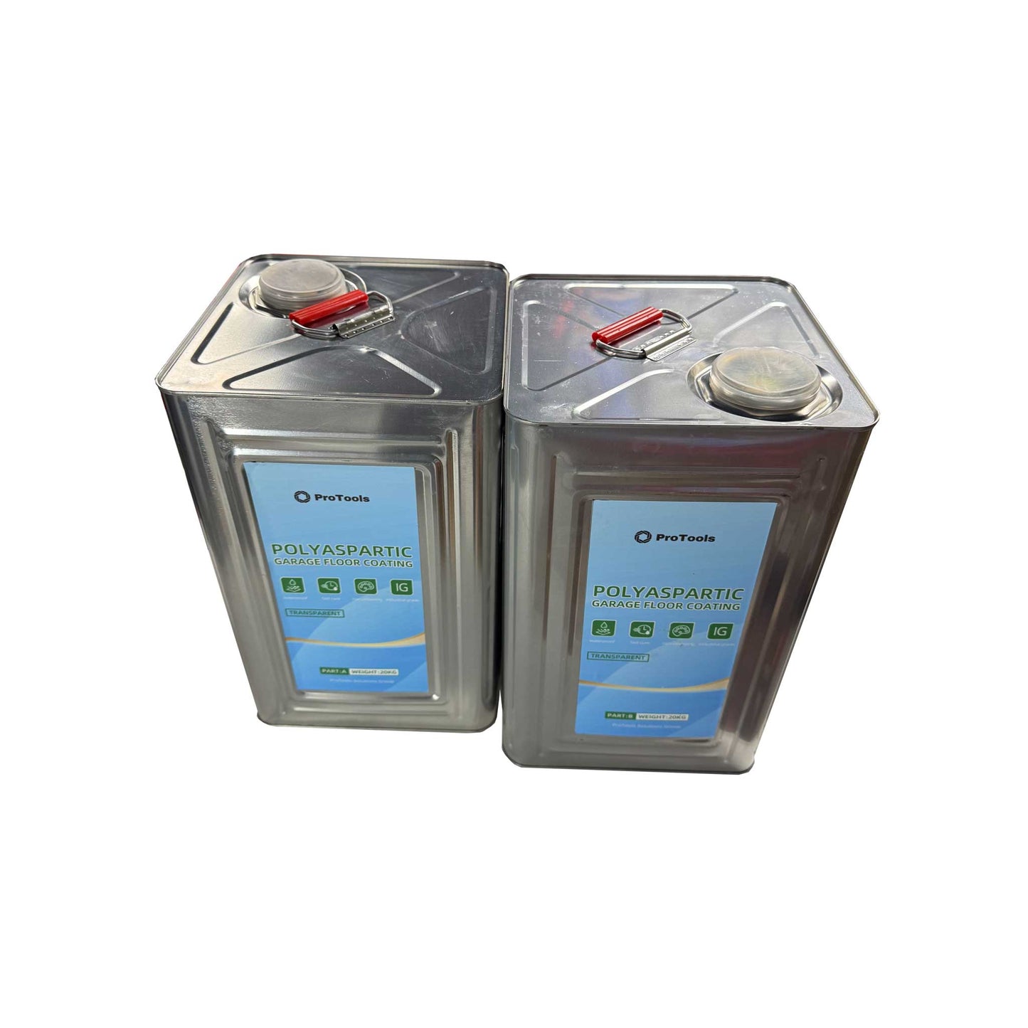 High-performance UV resistant polyaspartic coating with fast curing formula