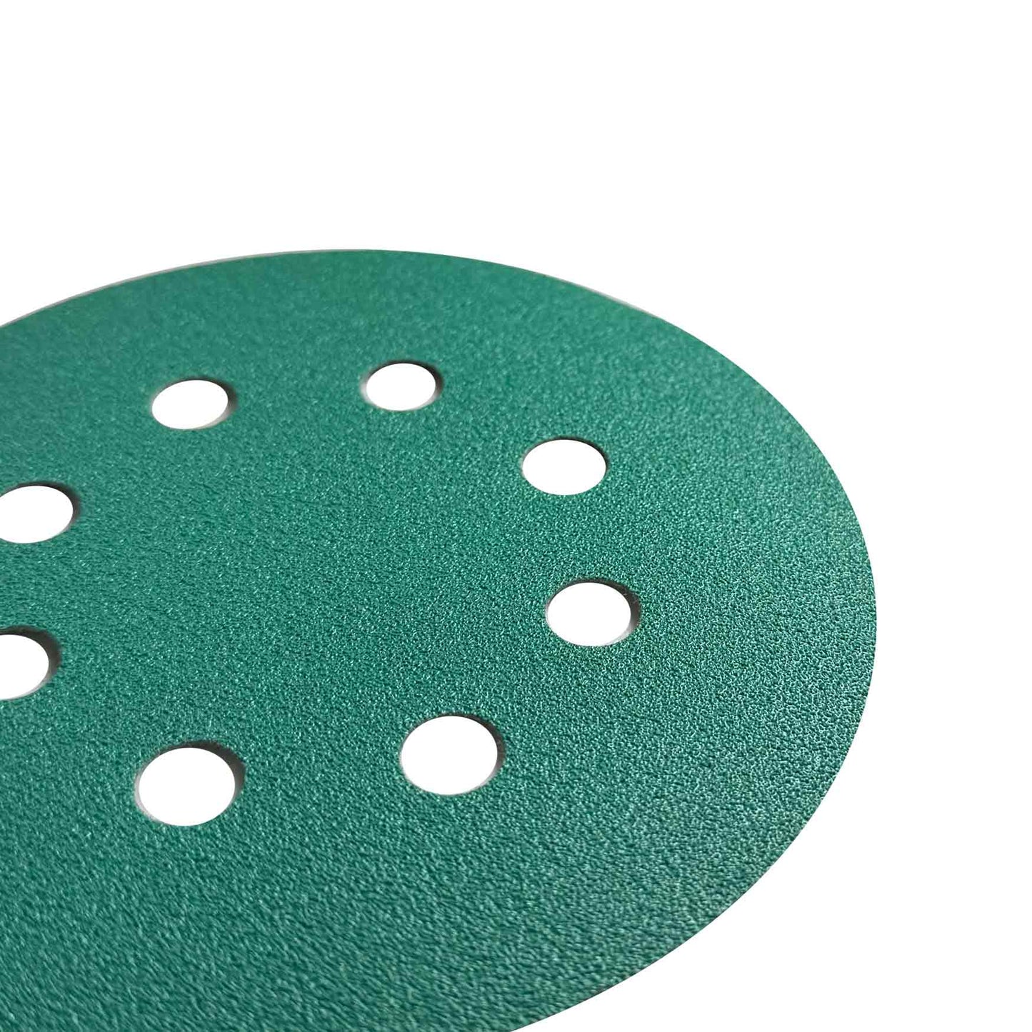 Stack of ProTools P100 sanding discs for wood and paint prep work