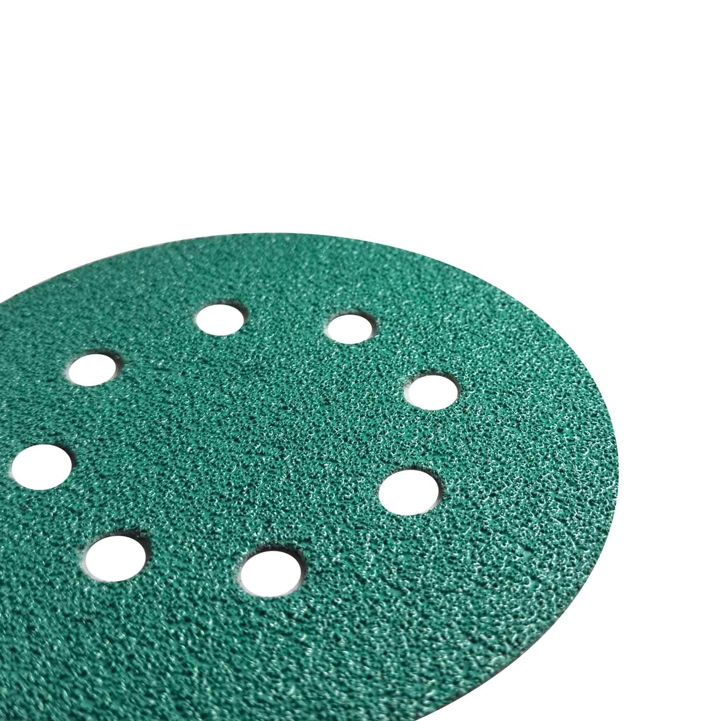 Stack of ProTools 8-hole sanding discs for heavy-duty sanding work