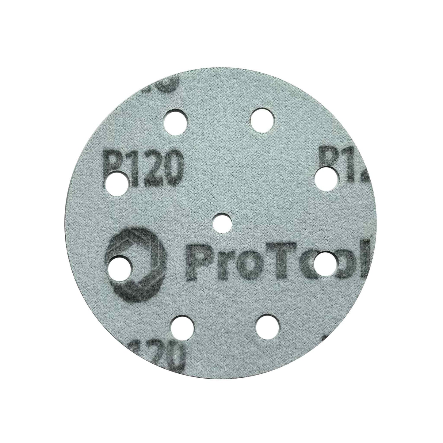 Hook and loop backing on ProTools sanding disc for fast changeover