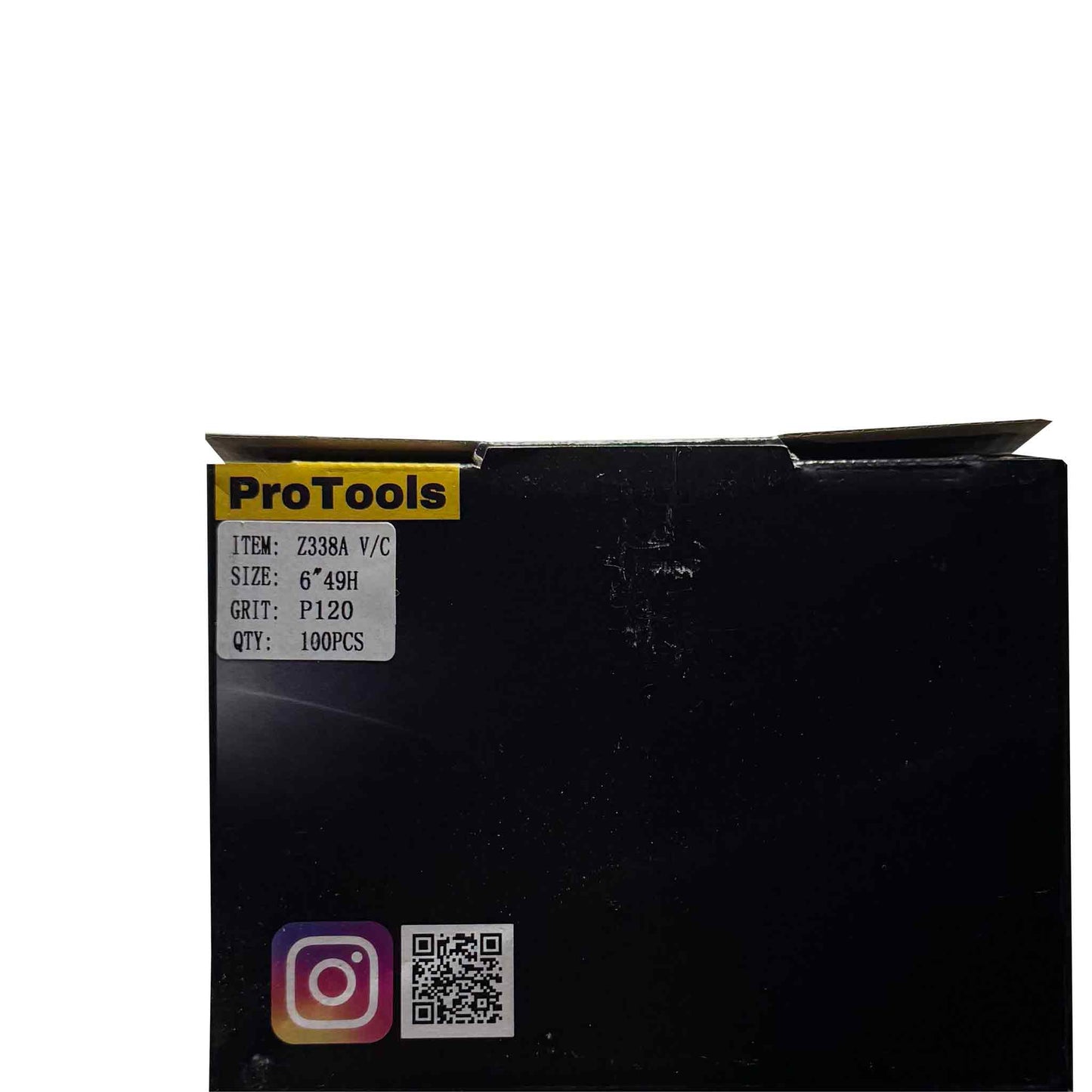 Box of 100 fine grit ProTools sanding discs for clean surface prep