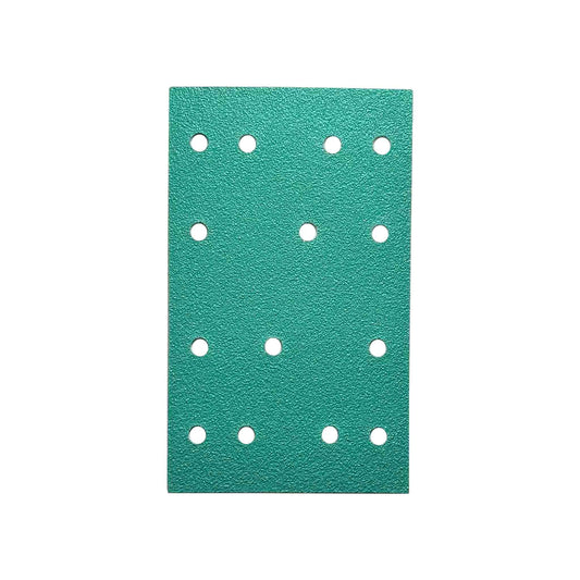 ProTools 80x133mm 80-grit sanding sheet with 14-hole dust extraction layout