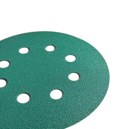 Stack of ProTools P100 sanding discs for wood and paint prep work