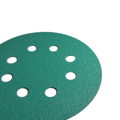 Close-up of P120 abrasive surface ideal for finishing work