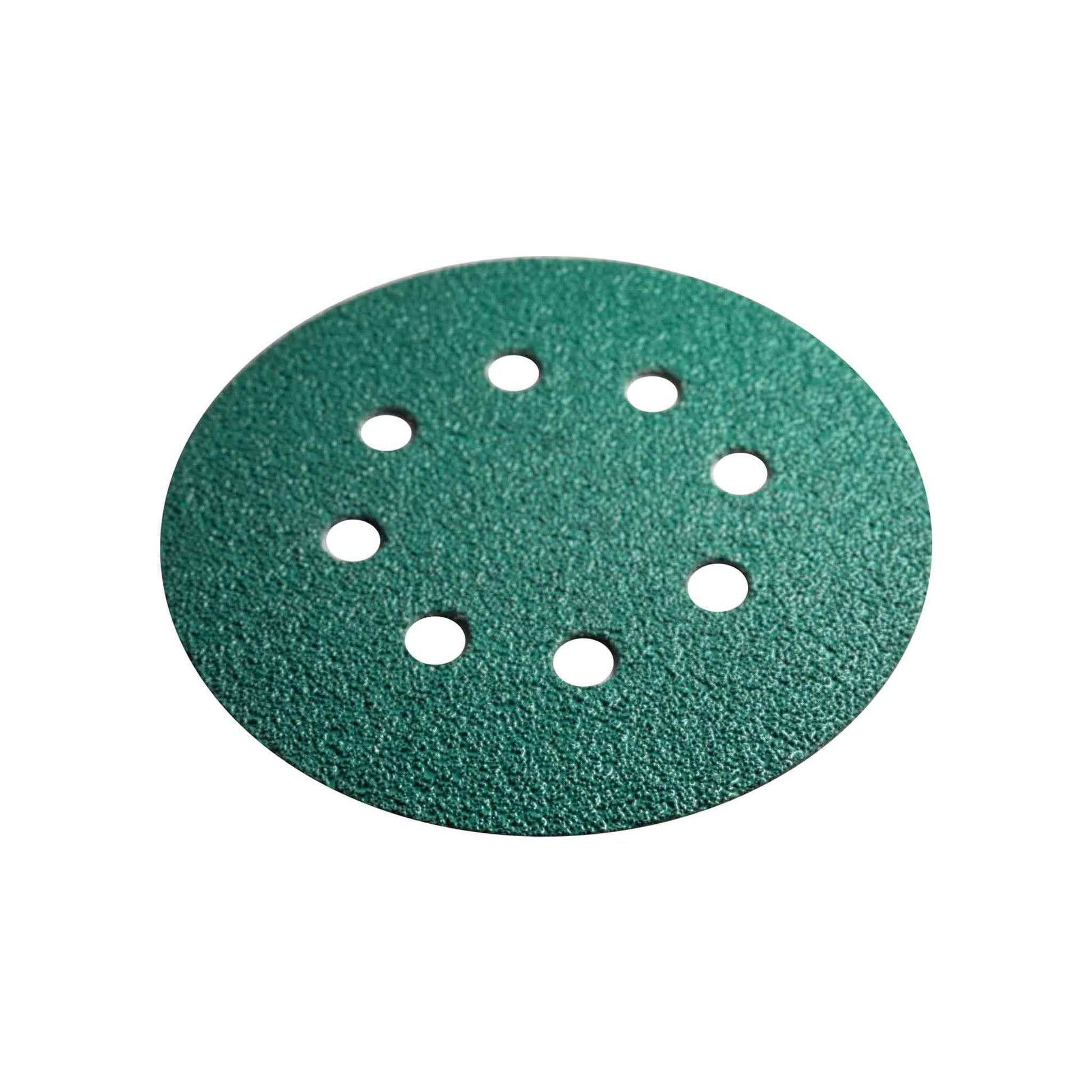 Close-up of P40 abrasive surface for aggressive stock removal