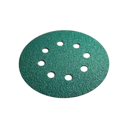 Close-up of P40 abrasive surface for aggressive stock removal