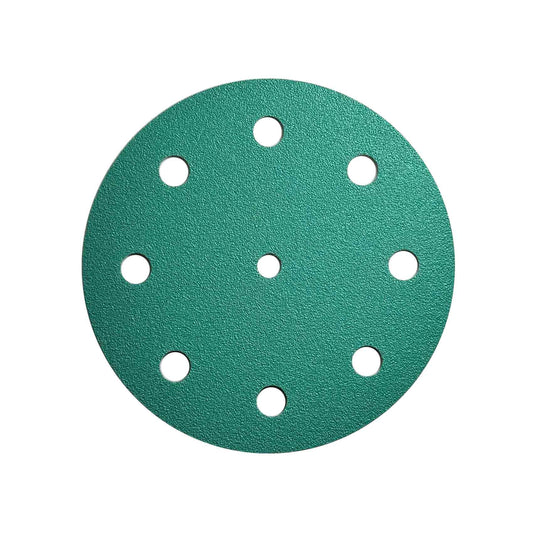 ProTools 125mm P120 sanding disc with 9-hole dust extraction pattern