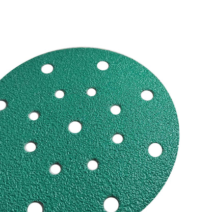 Stacked ProTools sanding discs P40 grit for aggressive surface stripping