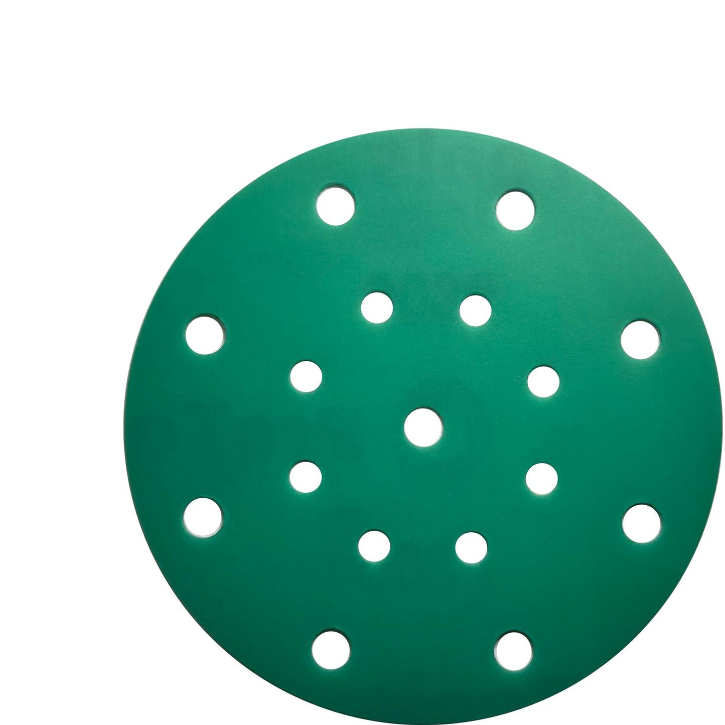 Close-up of P800 abrasive surface for smooth clear coat sanding