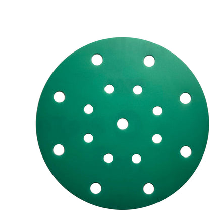 Close-up of P800 abrasive surface for smooth clear coat sanding