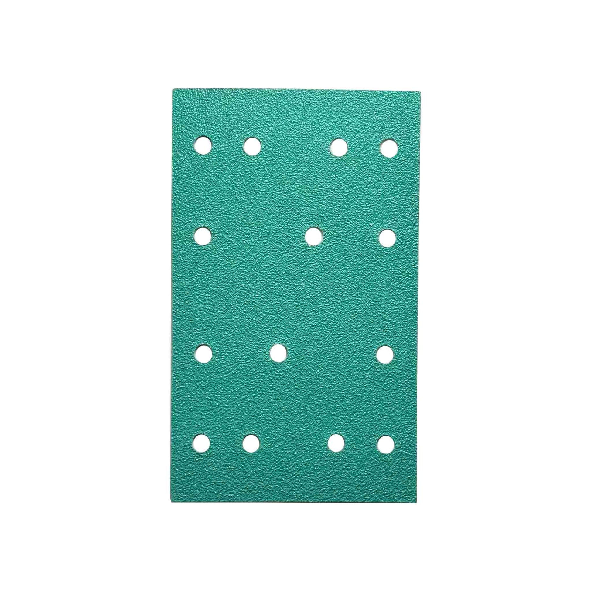 ProTools 80x133mm 80-grit sanding sheet with 14-hole dust extraction layout