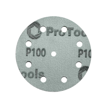 Close-up of P100 abrasive surface for smooth sanding results