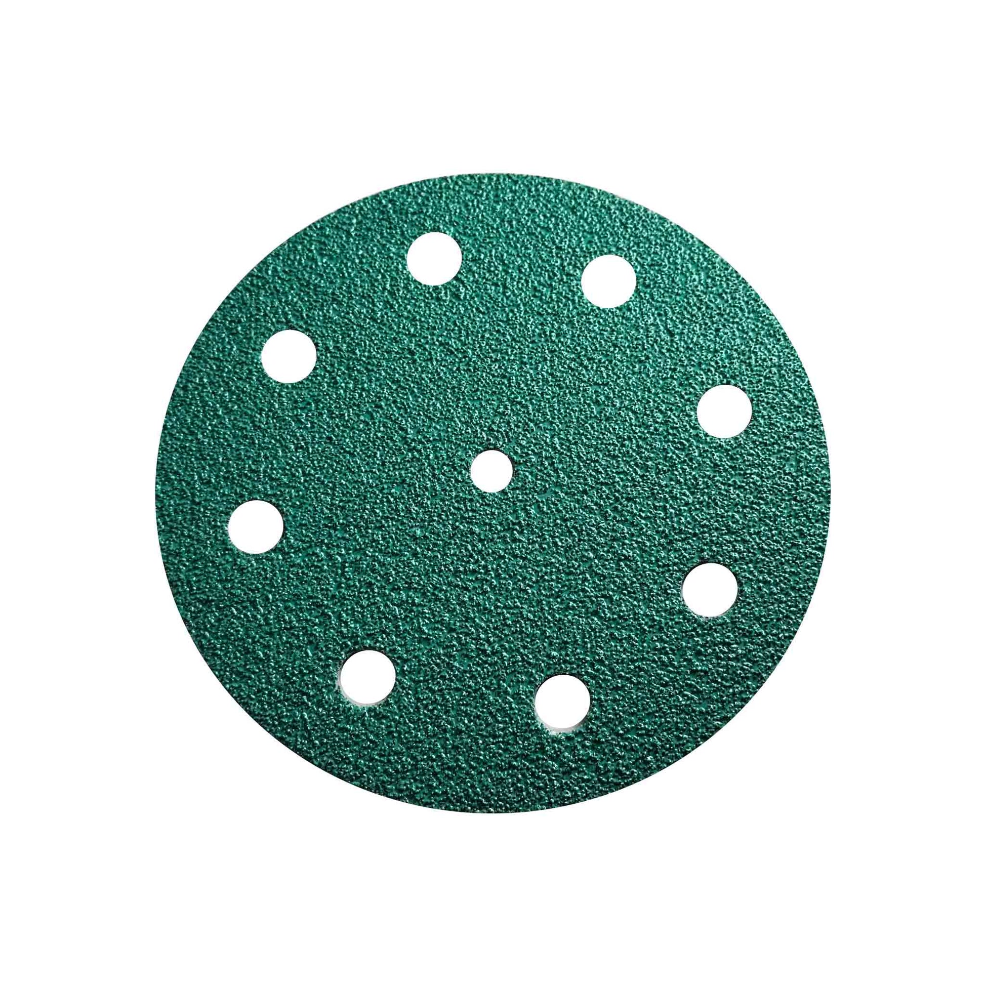 ProTools 125mm P40 sanding disc with 9-hole dust extraction layout