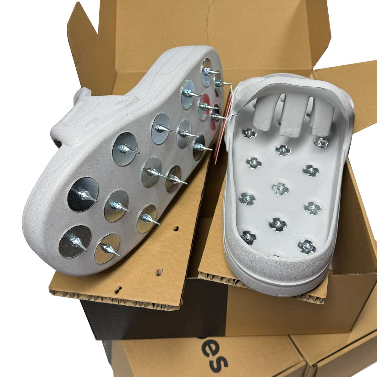 Professional Slip-On Spiked Shoes for Epoxy & Polyaspartic Flooring