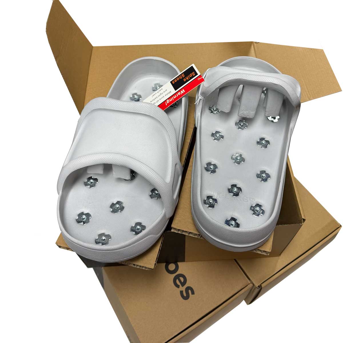 Professional Slip-On Spiked Shoes for Epoxy & Polyaspartic Flooring