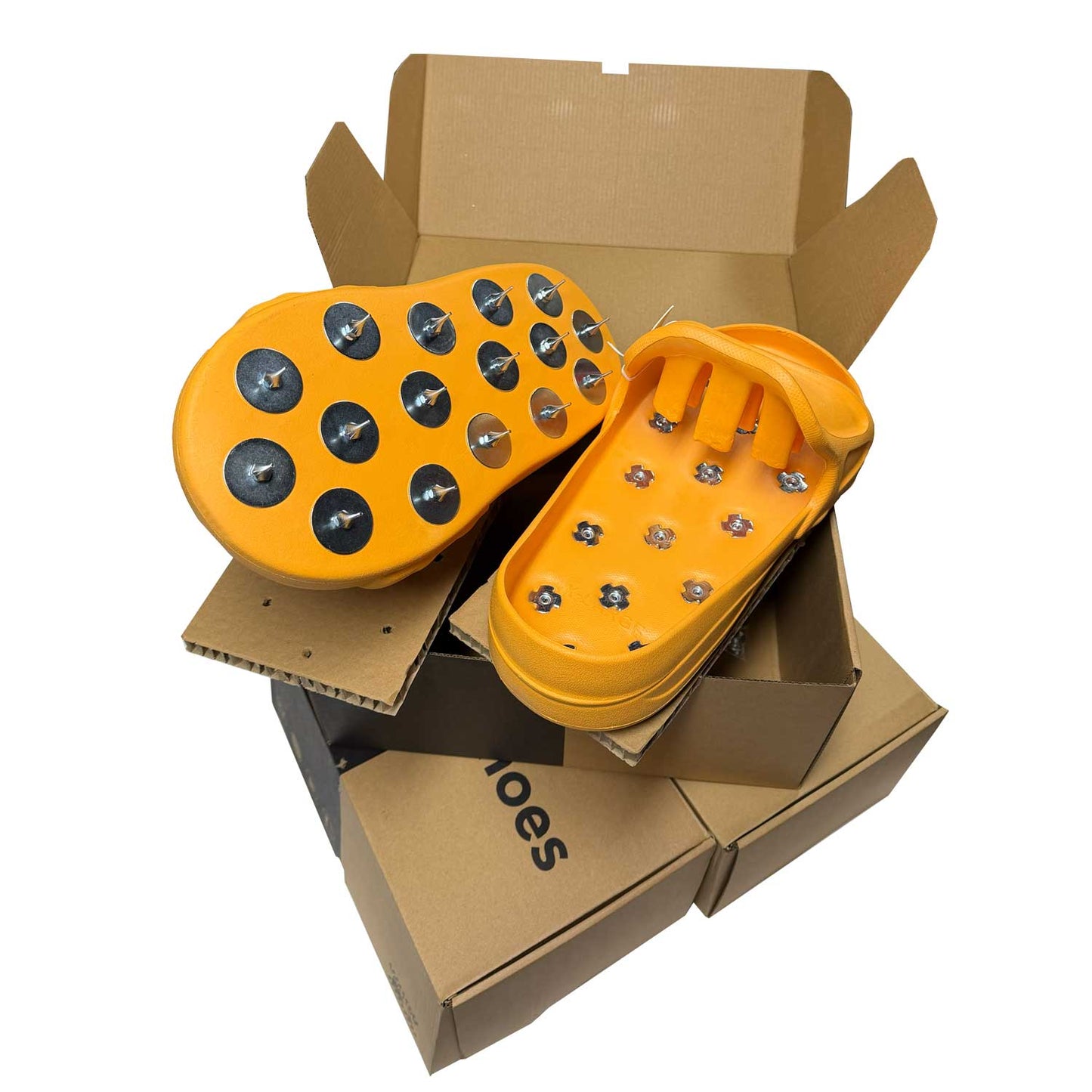 Professional Slip-On Spiked Shoes for Epoxy & Polyaspartic Flooring